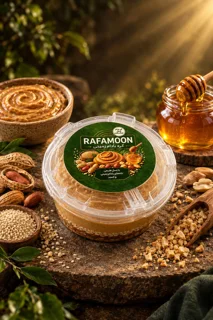 کره بادام زمینی تک‌نفره عسلی